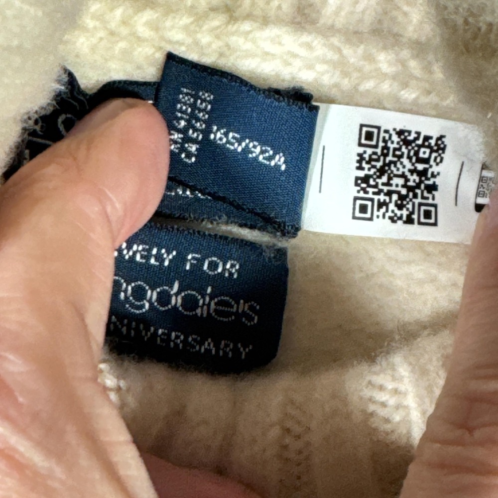 Ralph Lauren Sweater Womens Fits S Cashmere Turtleneck Bear Bloomingdales SHRUNK - Picture 5 of 10